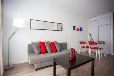Zona de estar de Fuencarral Apartments