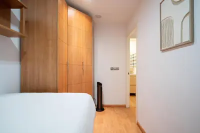 Cama o camas de una habitación en apartamento en plaza de españa ALQUILER TEMPORAL