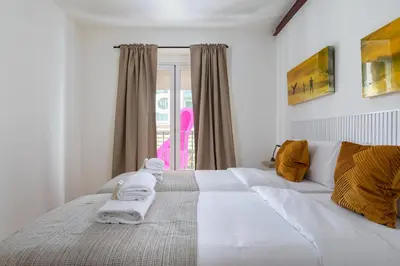 Cama o camas de una habitación en Precioso Apartamento Puerta del Sol