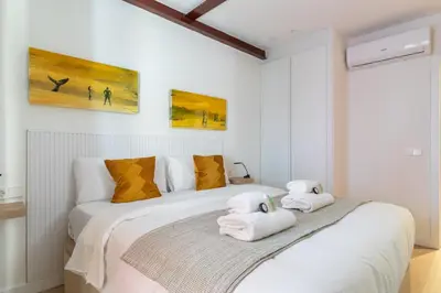 Cama o camas de una habitación en Precioso Apartamento Puerta del Sol