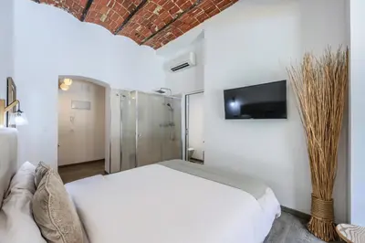 Cama o camas de una habitación en Puerta del Sol Apartamento economico