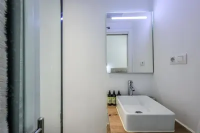 Un baño de Puerta del Sol Apartamento economico