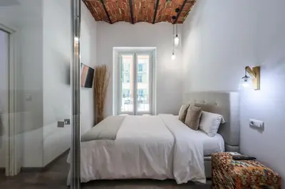 Cama o camas de una habitación en Puerta del Sol Apartamento economico