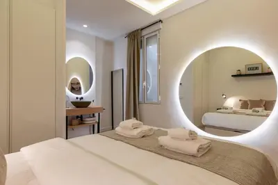 Cama o camas de una habitación en Apartamento de Diseño Puerta del Sol