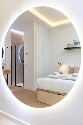 Cama o camas de una habitación en Apartamento de Diseño Puerta del Sol