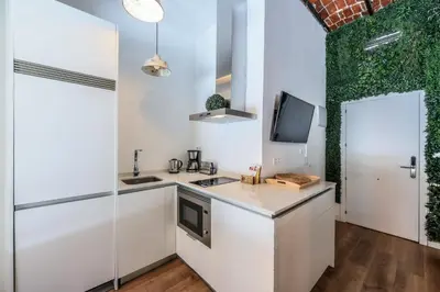Una cocina o zona de cocina en Apartamento centrico y comodo Preciados