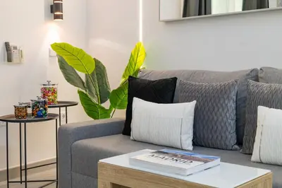 Zona de estar de Precioso Apartamento cerca de la Puerta Del Sol