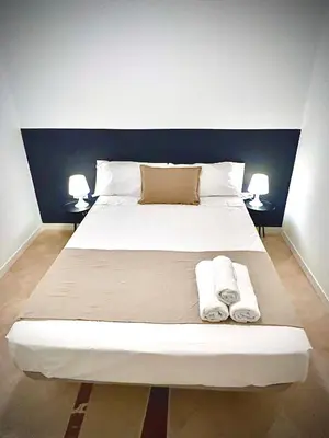 Cama o camas de una habitación en Villa rooms