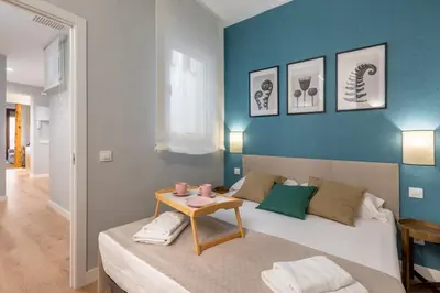 Cama o camas de una habitación en Modern Refurbished-2 Bedrooms 2Baths-Las Letras