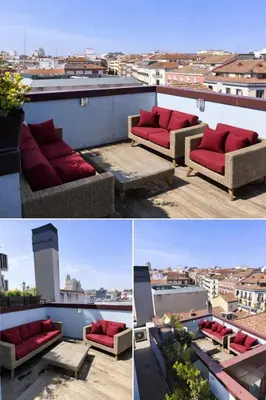 Zona de estar de Apartamentos Libertad 24