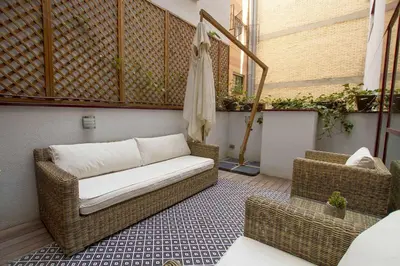 Zona de estar de Apartamentos Libertad 24