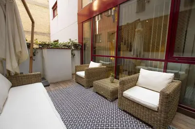 Zona de estar de Apartamentos Libertad 24