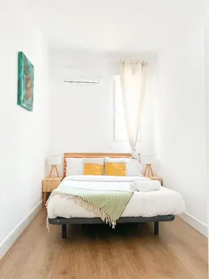 Cama o camas de una habitación en La Estancia de Santa Isabel