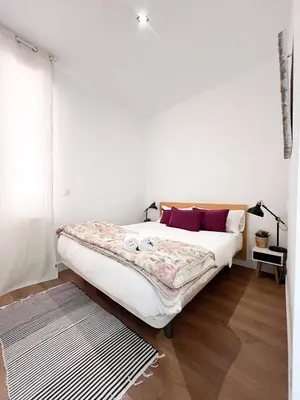 Cama o camas de una habitación en La Estancia de Santa Isabel
