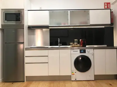 Una cocina o zona de cocina en Apartamento con encanto en zona Tirso de Molina-Sol