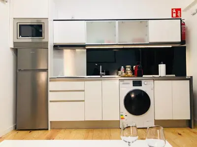 Una cocina o zona de cocina en Apartamento con encanto en zona Tirso de Molina-Sol