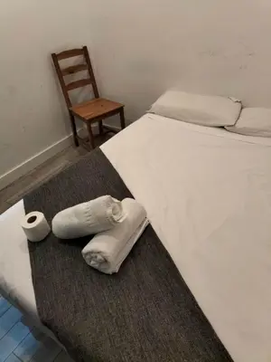 Cama o camas de una habitación en Arce habitaciones