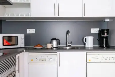 Una cocina o zona de cocina en Apartamento en Sol centro ciudad