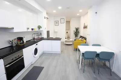 Una cocina o zona de cocina en Apartamento Principe de Vergara
