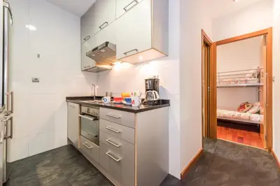 Una cocina o zona de cocina en Principe Santa Ana Madrid Centro