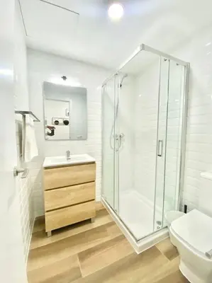 Un baño de Madrid Rio Amparo Usera