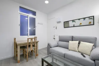 Zona de estar de Atocha Station - Apartamento de 2 dormitorios