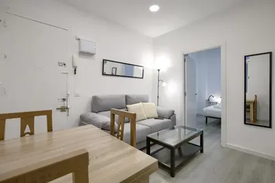 Zona de estar de Atocha Station - Apartamento de 2 dormitorios