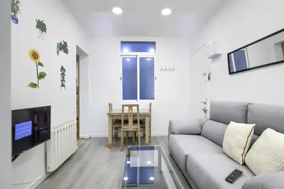 Una televisión o centro de entretenimiento en Atocha Station - Apartamento de 2 dormitorios