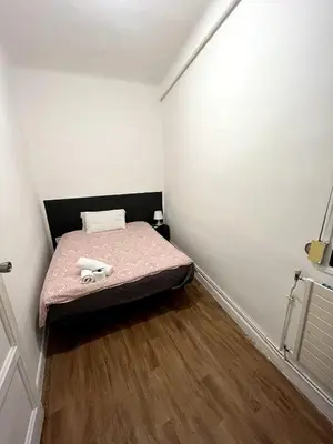 Cama o camas de una habitación en Toledo habitaciones
