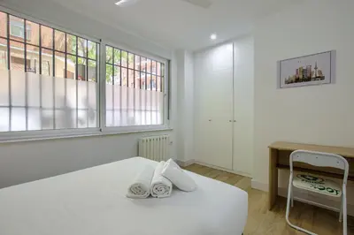 Cama o camas de una habitación en Delicias IV - Apartamento de 1 dormitorio