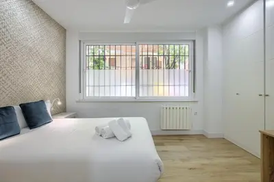 Cama o camas de una habitación en Delicias IV - Apartamento de 1 dormitorio