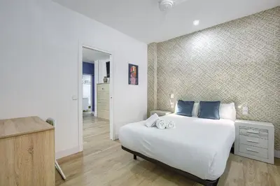 Cama o camas de una habitación en Delicias IV - Apartamento de 1 dormitorio