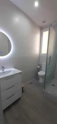 Un baño de Cómodo apartamento Mayor y Sol