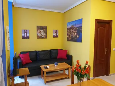Zona de estar de Apartamentos Dana Sol