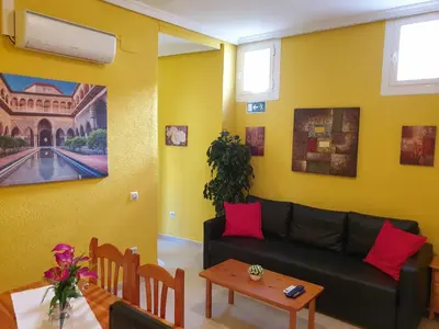 Zona de estar de Apartamentos Dana Sol