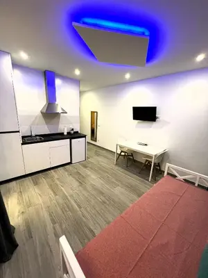 Una cocina o zona de cocina en Acogedor apartamento en Gran Vía