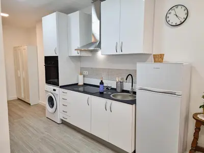 Una cocina o zona de cocina en Apartamentos Bielsa 'Madrid Río'
