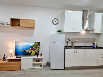 Una cocina o zona de cocina en Apartamentos Bielsa 'Madrid Río'