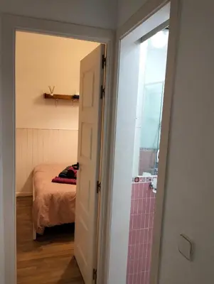 Cama o camas de una habitación en El pisito de Malasaña