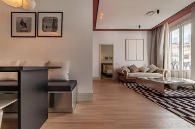 Cama o camas de una habitación en Apartamentos Soho Boutique Hoy No Me Puedo Levantar
