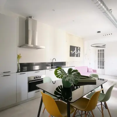 Una cocina o zona de cocina en Palacio Real - Apartamento de 3 dormitorios