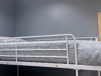 Cama o camas de una habitación en Hostel Acacias