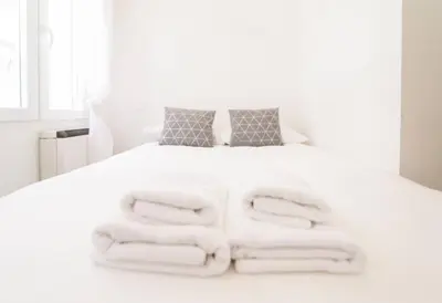 Cama o camas de una habitación en 3Dormitorios 2Baños -Malasaña-VELAR