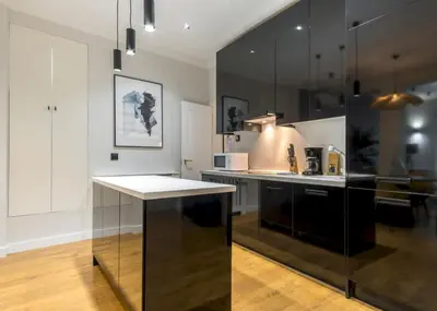 Una cocina o zona de cocina en Wide and modern -1 bedroom 15 bathrooms- Malasaña