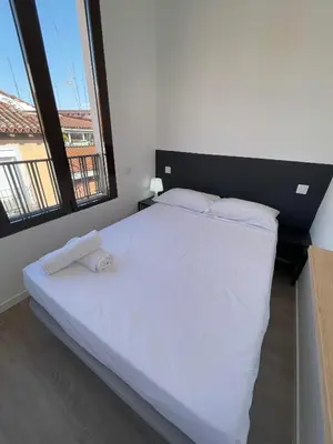 Cama o camas de una habitación en Atocha habitaciones