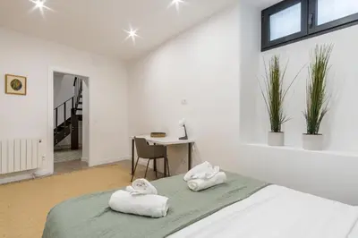 Cama o camas de una habitación en Modern Duplex -2Bedrooms 2Bathrooms-Las Letras