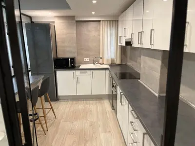 Una cocina o zona de cocina en Exyca Barrio Salamanca