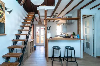 Plano de GuestReady - Charming Rustic Studio, Madrid center