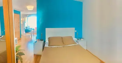 Cama o camas de una habitación en PENTHOUSE INDEPENDIENTE a 3 paradas en metro de ATOCHA (estacion central Madrid)