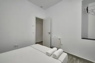 Cama o camas de una habitación en Núñez de Arce habitaciones
